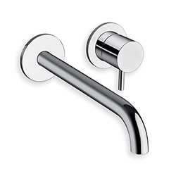 LAVABO MURAL TRIVERDE 2 TROUS BEC 225 CM CHROME EX TV279