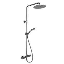 COLONNE DE DOUCHE THERMOSTATIQUE THETA COLORS METAL BROSSE