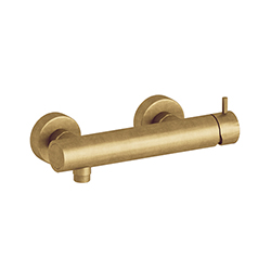 DOUCHE TRIVERDE MITIGEUR OR BROSSE