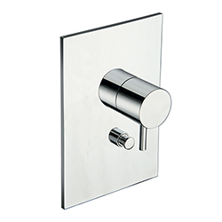 DOUCHE TRIVERDE ENCASTREE 2 SORTIES ABS CHROME