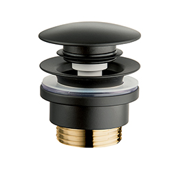 BONDE LAVABO UP&DOWN® LAITON NOIR 5-55MM