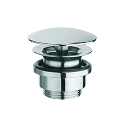 BONDE LAVABO ECOULEMENT LIBRE LAITON NOIR 5-55MM