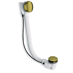 VIDAGE BAIGNOIRE AUTOMATIQUE 57 CM NF LONG LIFE + SIPHON VIEUX BRONZE