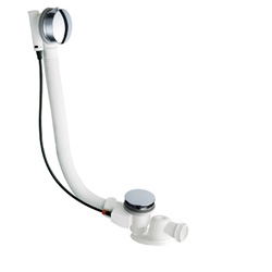 VIDAGE BAIGNOIRE AUTOMATIQUE 100 CM NF LONG LIFE + SIPHON CHROME