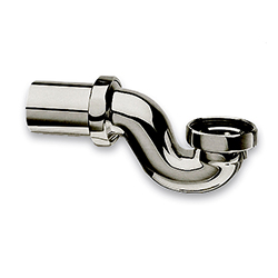 #SIPHON BAIGNOIRE RETRO LAITON HORIZONTAL METAL BROSSE