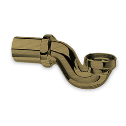#SIPHON BAIGNOIRE RETRO HORIZONTAL VIEUX BRONZE