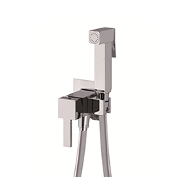 KIT WC MITIGEUR ENCASTRE EAU CHAUDE ET FROIDE CHROME