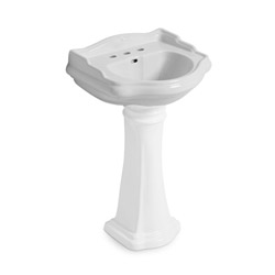 LAVABO CERAMIQUE CHAMBORD 55-47 CM PERCAGE 3 TROUS