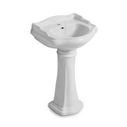 COLONNE CERAMIQUE POUR LAVABO RETRO CHAMBORD HAUTEUR 64 CM