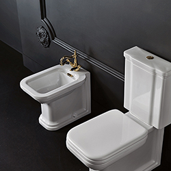 BIDET CERAMIQUE MONOBLOC WALDORF BLANC