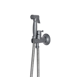 #KIT WC MITIGEUR RETRO AVEC FLEXIBLE ET DOUCHETTE METAL BROSSE***FIN