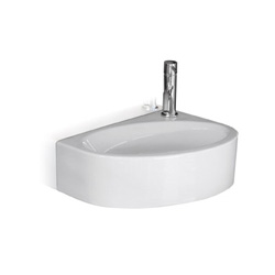 #LAVE-MAINS CERAMIQUE MEGA L42XP29,5XH13,5 CM BLANC BRILLANT***FIN