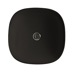 LAVABO CERAMIQUE WILD DIM 45 A POSER SANS TROP PLEIN BLACKMAT