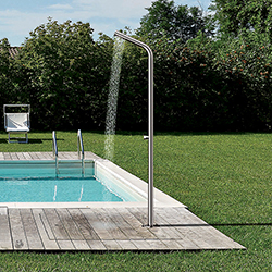 COLONNE DE DOUCHE DE PISCINE OUTDOOR 100 % INOX Ø 60 PROGRESSIVE