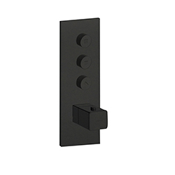 FACADE THERMO TWIST  THERMOSTATIQUE 3 SORTIES QUADRI BLACKMAT