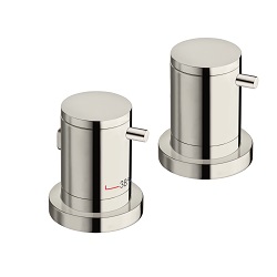 BAIN DOUCHE TRIVERDE SUR GORGE THERMOSTATIQUE 2 SORTIES CHROME