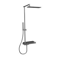 COLONNE DE DOUCHE THERMOSTATIQUE THERMO UP MÉTAL BROSSÉ