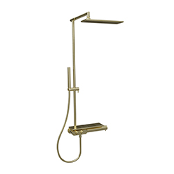 COLONNE DE DOUCHE THERMOSTATIQUE THERMO UP OR BROSSÉ