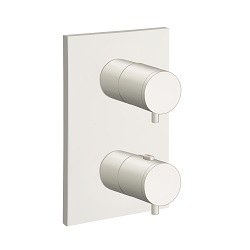 FACADE EXTERNE TRIVERDE LAITON 2 SORTIES BLANC