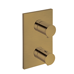 FACADE EXTERNE TRIVERDE LAITON 2 SORTIES VIEUX BRONZE