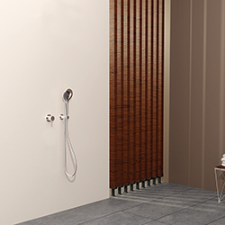 PACK MITIGEUR DOUCHE ENCASTRE TIGE 6 CM PMR CHROME