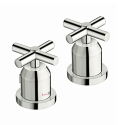 BAIGNOIRE EXECUTIVE SUR GORGE 2 SORTIES CHROME