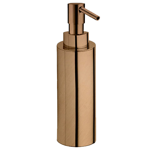 #DISTIBUTEUR DE SAVON LIQUIDE A POSER AMBIENTE OR ROSE BROSSE