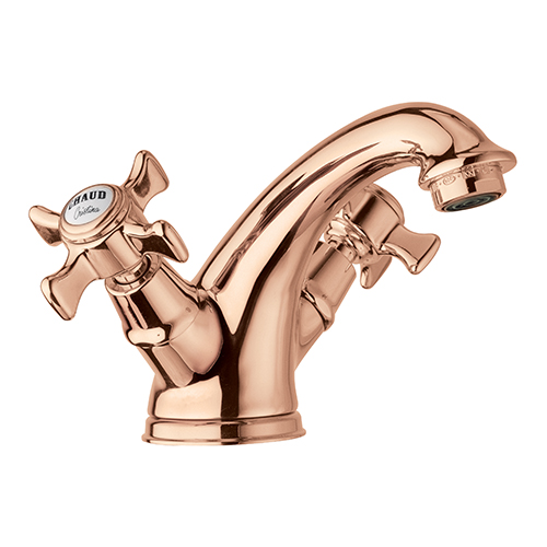 #LAVABO CHAMBORD OR ROSE + VIDAGE PVD***/FIN