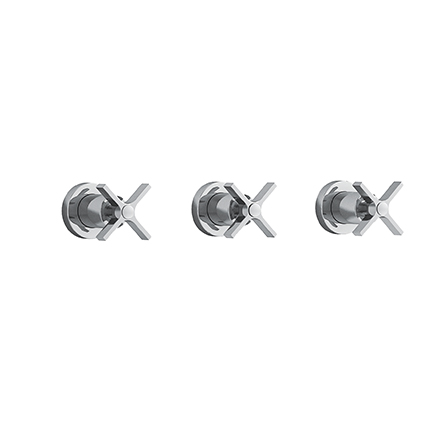 DOUCHE CROSS ROAD ENCASTRE MELANGEUR 2 SORTIES CHROME