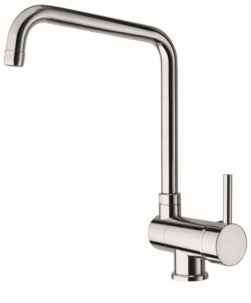 EVIER CUCINA BEC BASCULANT CHROME HAUTEUR SOUS FENETRE= 7 CM
