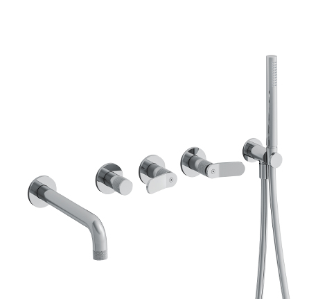 #BAIN/DOUCHE EAST SIDE ENCASTRE 2 SORTIES CHROME***FIN