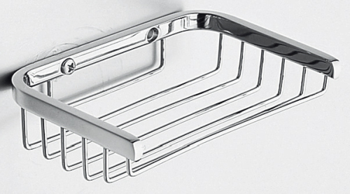 PORTE SAVON GRAND HOTEL PANIER 13 CM CHROME***EPUISEMENT DES STOCK