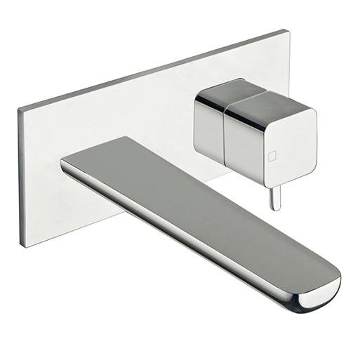 #LAVABO MURAL KING AVEC PLAQUE CHROME EX KG276 ***FIN