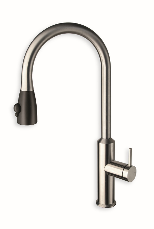 EVIER PREMIUM ALTO AVEC DOUCHETTE BI-JETS 100% INOX