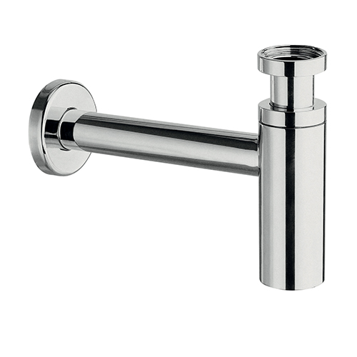 #SIPHON LAVABO DROIT LUXE LAITON DESIGN FINITION INOX***MS3477