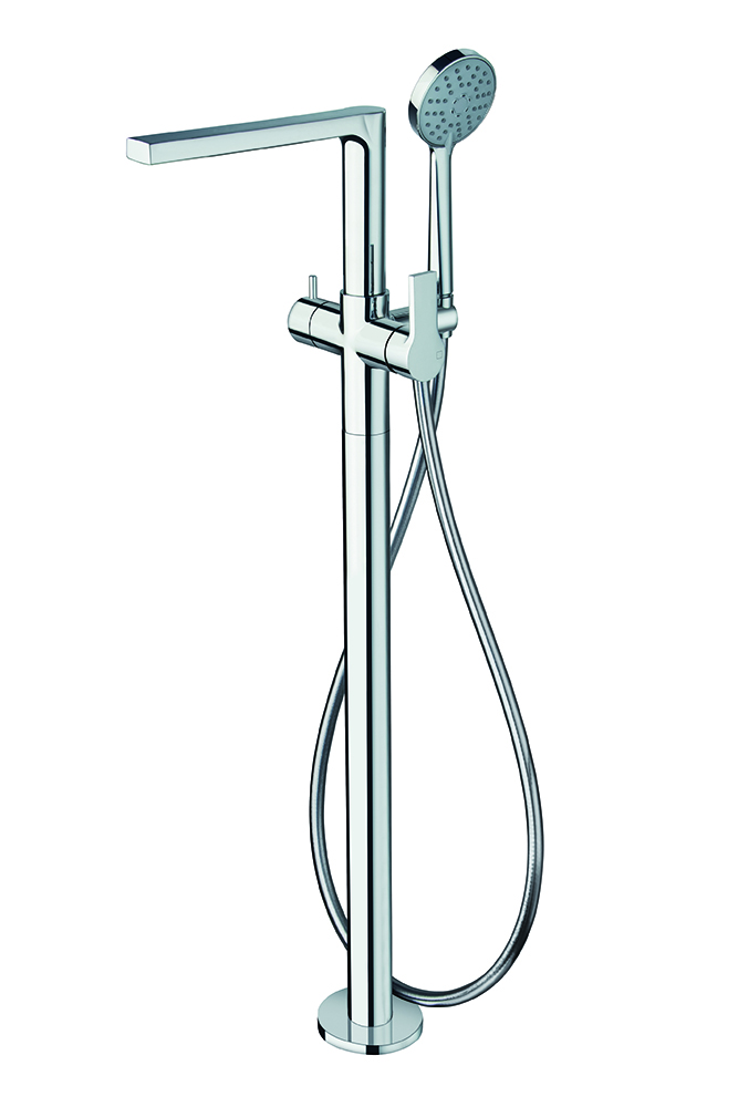 BAIN DOUCHE OMEGA MONOCOLONNE SUR PIED SANS MECANISME CHROME