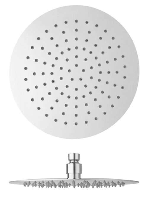 $ POMME DE DOUCHE SANDWICH INOX ROND D 25 CM ANTICALCAIRE
