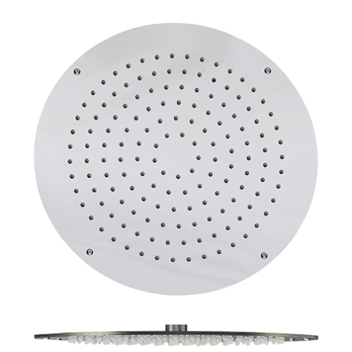 #POMME DE DOUCHE SANDWICH INOX PLAFOND RONDE WHITEMAT