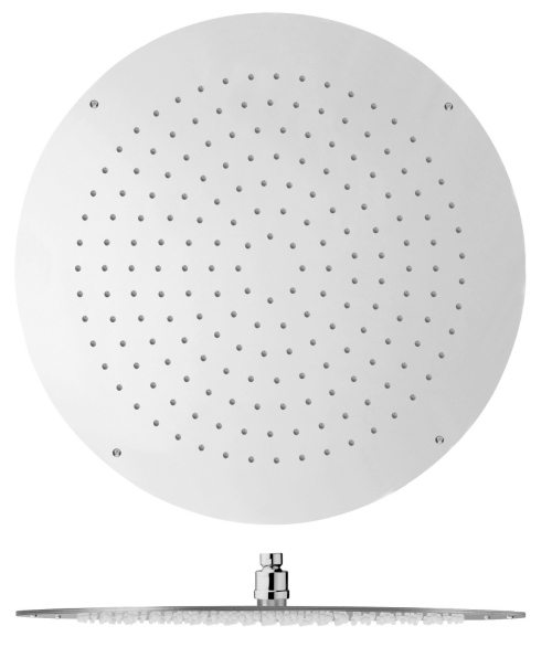 POMME DE DOUCHE SANDWICH CHROME PLAFOND ROND 44 CM