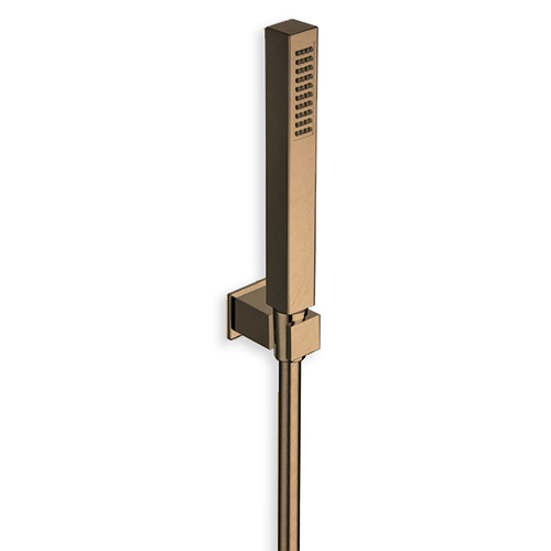 #KIT SUPPORT CARRE + DOUCHETTE CARRE OR ROSE BROSSE