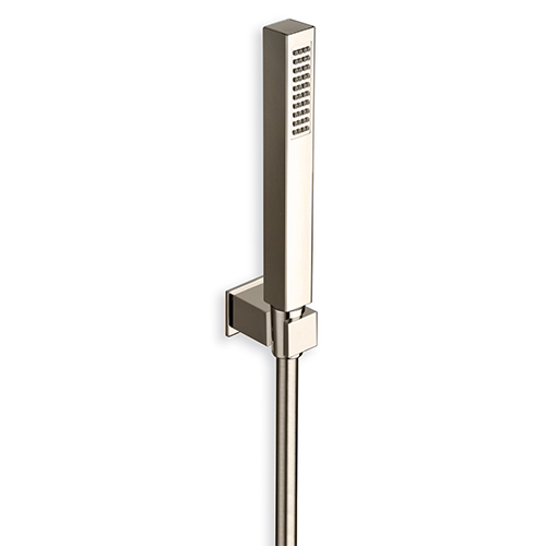 #KIT SUPPORT CARRE + DOUCHETTE CARRE METAL BRILLANT