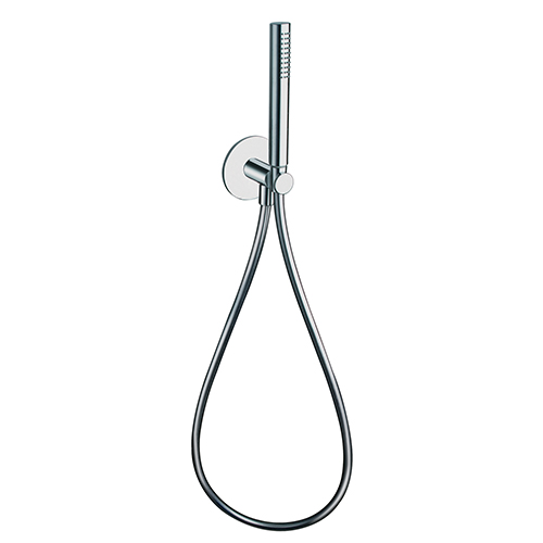 ENSEMBLE APPLIQUE PRISE D'EAU DOUCHETTE FLEXIBLE RONDE