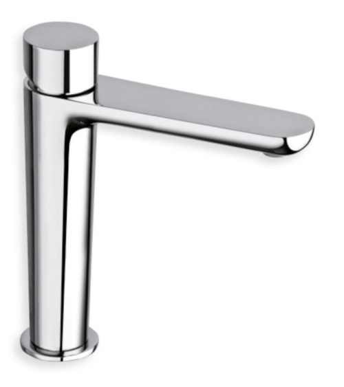 #LAVABO MI-HAUT QUEEN AVEC VIDAGE UP/DOWN LAITON CHROME