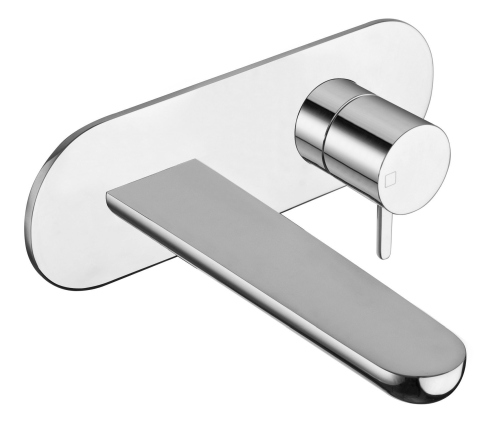 #LAVABO QUEEN MURAL AVEC PLAQUE CHROME