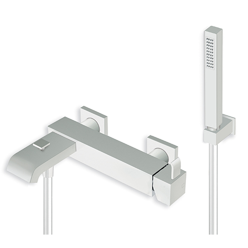 #BAIN DOUCHE QUADRI MITIGEUR BLANC AVEC ACCESSOIRES**FIN JUSQU'A EPUI