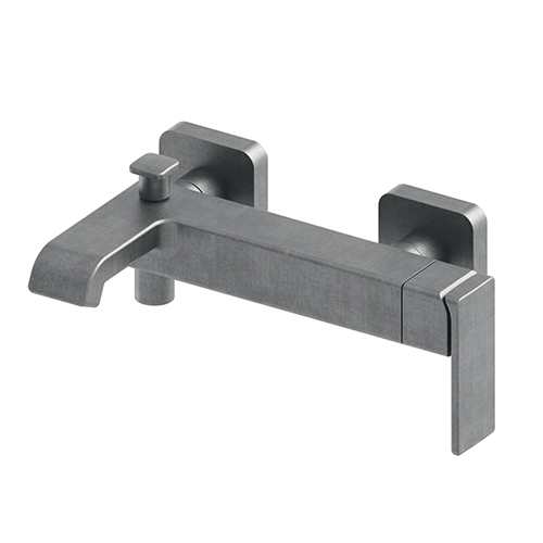 #BAIN/DOUCHE QUADRI S MITIGEUR METAL BROSSE***FIN