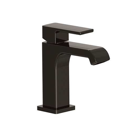 #LAVABO QUADRI S REGULAR MITIGEUR CHROME NOIR AVEC VIDAGE/FIN