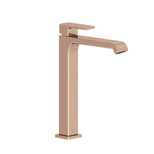 #LAVABO QUADRI S MITIGEUR HAUT AVEC VIDAGE UP&DOWN OR ROSE PVD***FIN