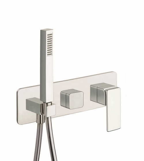 #FACADE EXTERNE QUADRI S DOUCHE MURALE 3 SORTIES AVEC MECANISME