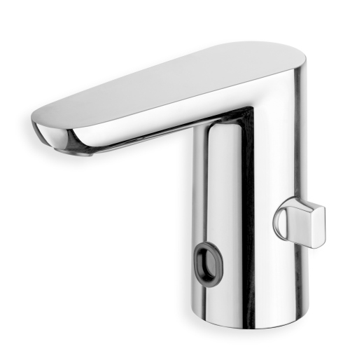 LAVABO QUIKTRONIC EAU CHAUDE EAU FROIDE ALIMENTATION SECTEUR CHROME**